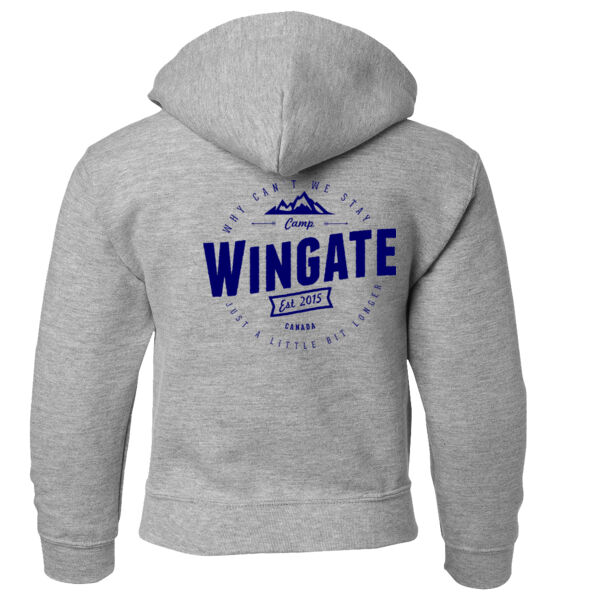 Wingate - Heavy Blend™ Youth Full-Zip Hooded Sweatshirt 3 Thumbnail
