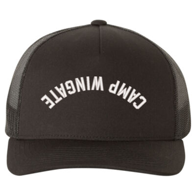 Wingate - Embroidered -  Five-Panel Retro Trucker Cap Thumbnail